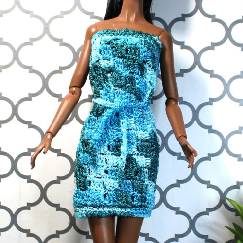 Dress: Diagonal Shift - Ocean Waves